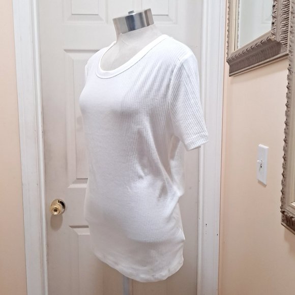 Short Sleeve T-Shirt Casual Blouse Top Size Large - Picture 2 of 6